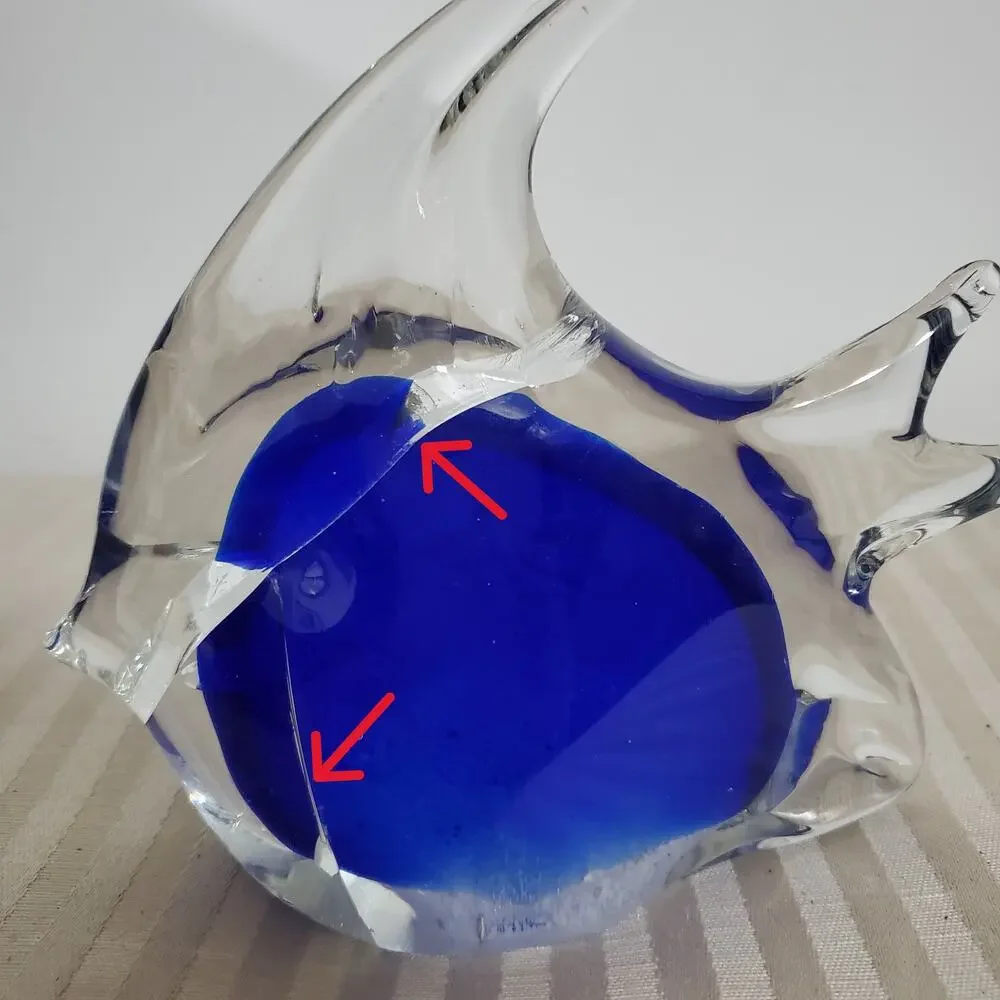 Unmarked vintage glass